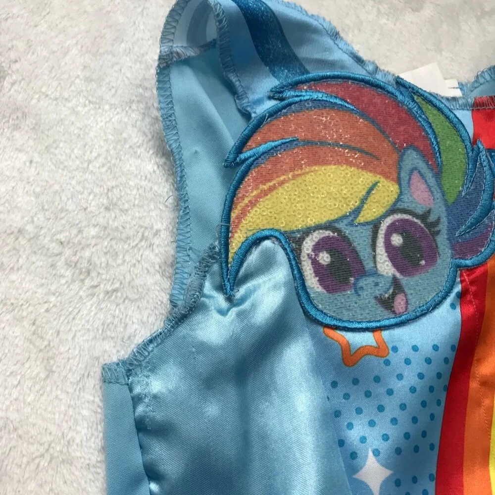 My Little Pony Rainbow Dash Costume Girls Size Medium (8-10) Halloween, Dress Up